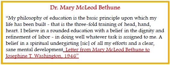 Mary McLeod Bethune quote